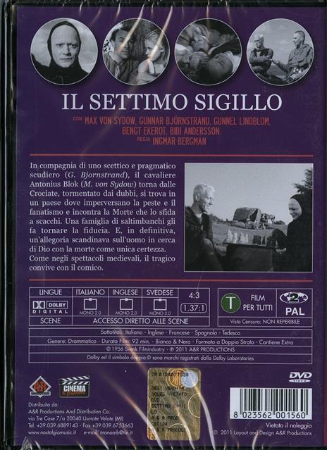 Il settimo sigillo di Ingmar Bergman - DVD - 2