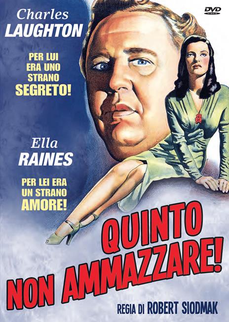 Quinto: non ammazzare di Robert Siodmak - DVD