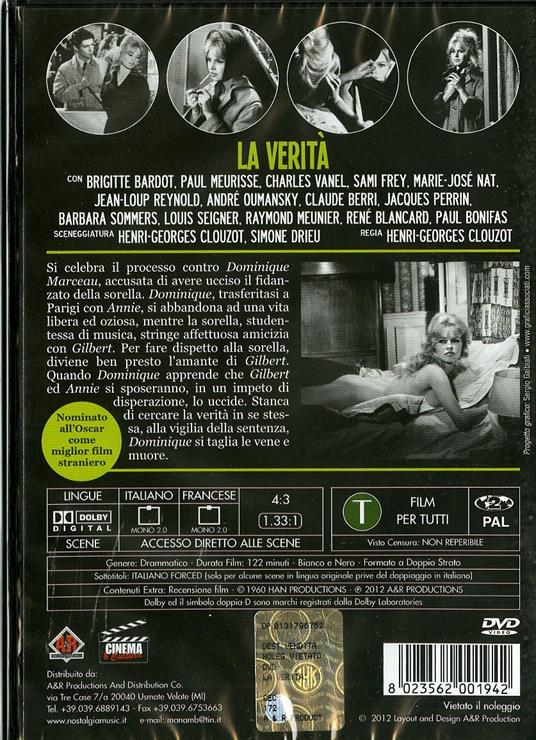 La verità di Henri-Georges Clouzot - DVD - 2