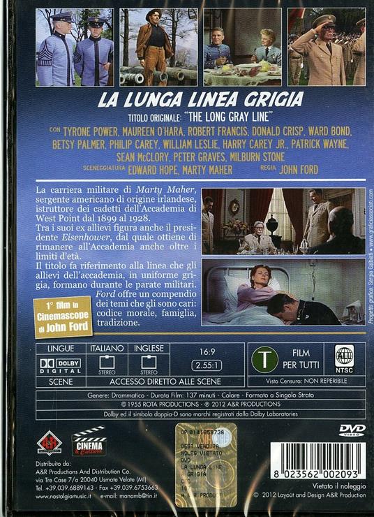 La lunga linea grigia - DVD - Film di John Ford Drammatico | IBS