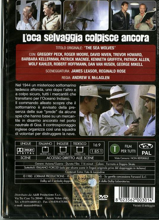 L' Oca Selvaggia colpisce ancora di Andrew V. McLaglen - DVD - 2