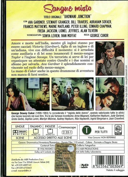 Sangue misto di George Cukor - DVD - 2