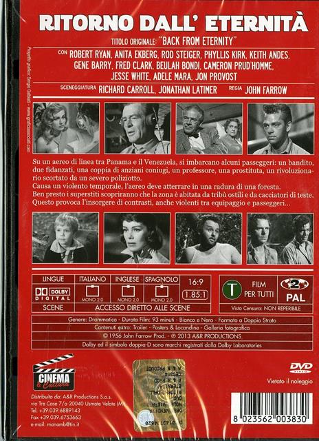 Ritorno dall'eternità di John Farrow - DVD - 2