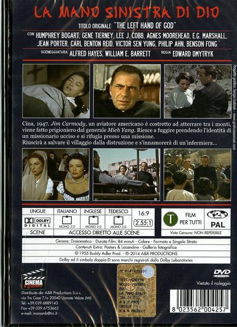 La mano sinistra di Dio di Edward Dmytryk - DVD - 2