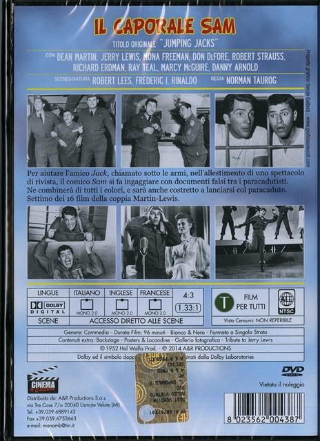 Il caporale Sam di Norman Taurog - DVD - 2