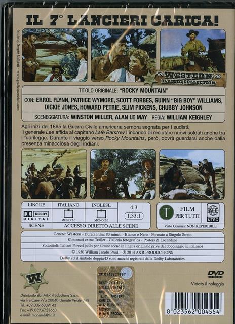 Il 7º lancieri carica di William Keighley - DVD - 2