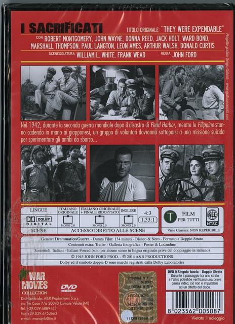 I sacrificati di John Ford - DVD - 2