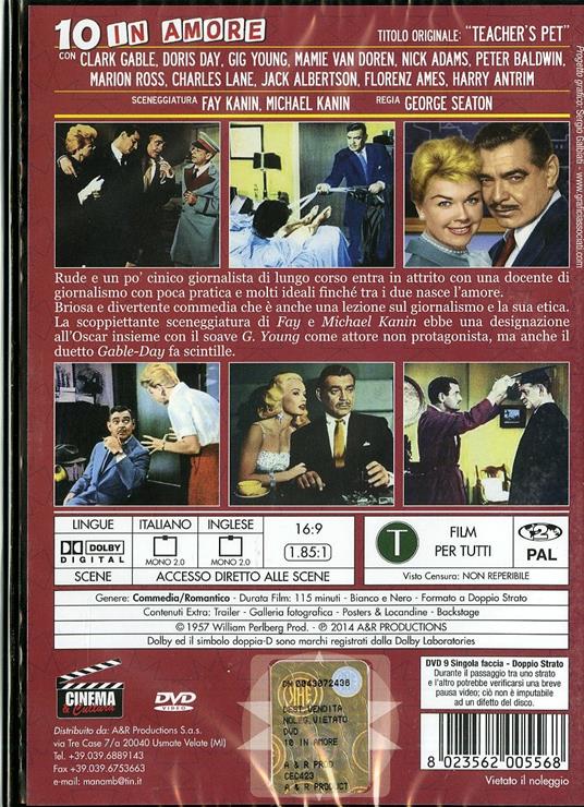 10 in amore di George Seaton - DVD - 2