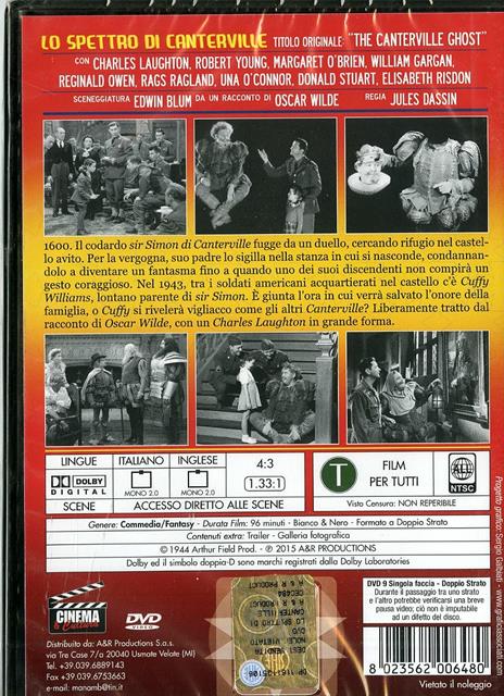 Lo spettro di Canterville di Jules Dassin - DVD - 2