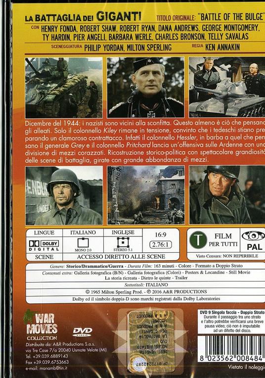 La battaglia dei Giganti di Ken Annakin - DVD - 2