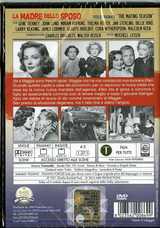 La madre dello sposo di Mitchell Leisen - DVD - 2