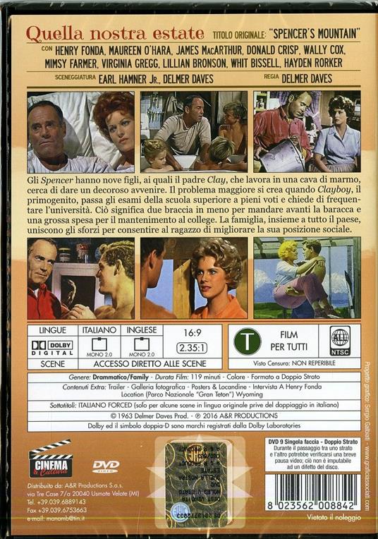 Quella nostra estate di Delmer Daves - DVD - 2