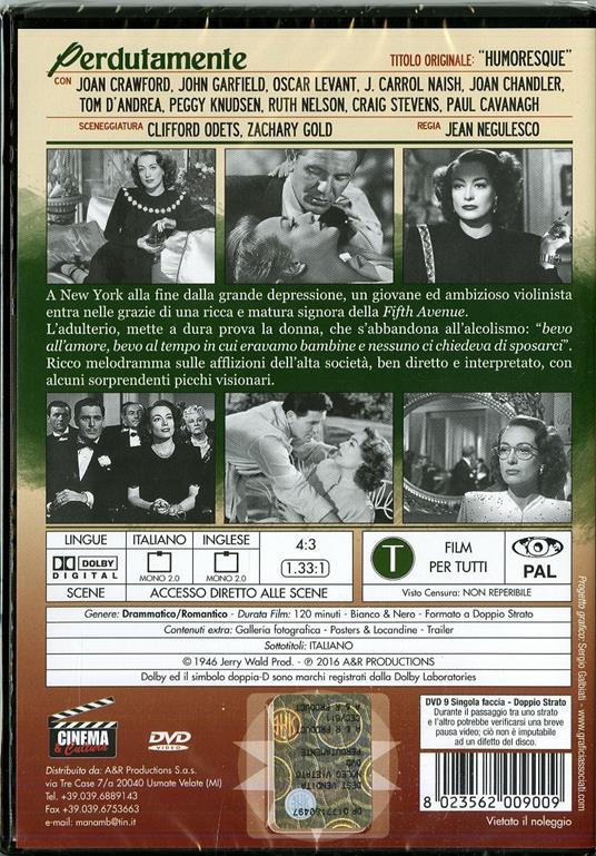 Perdutamente di Jean Negulesco - DVD - 2