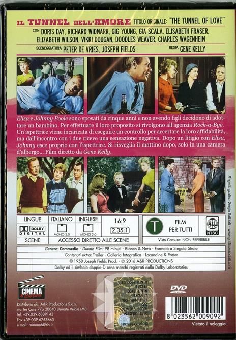 Il tunnel dell'amore di Gene Kelly - DVD - 2