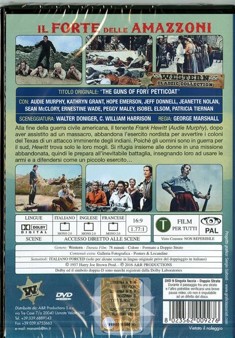 Il forte delle Amazzoni di George Marshall - DVD - 2