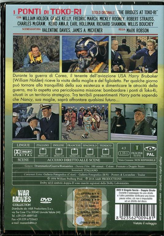 I ponti di Toko-Ri di Mark Robson - DVD - 2