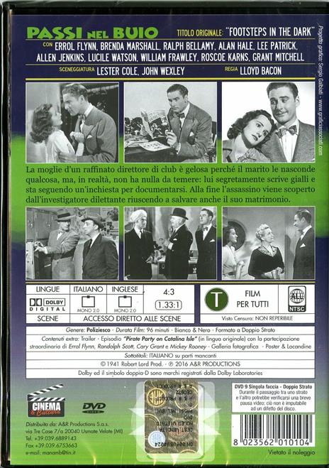 Passi nel buio di Lloyd Bacon - DVD - 2