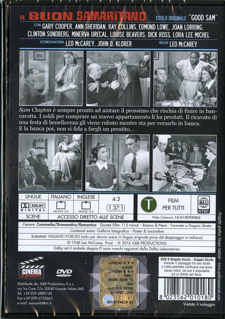 Il buon samaritano di Leo McCarey - DVD - 2