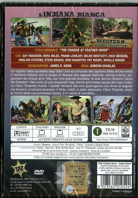 L' indiana bianca (DVD) di Gordon Douglas - DVD - 2