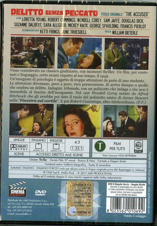 Delitto senza peccato (DVD) di William Dieterle - DVD - 2