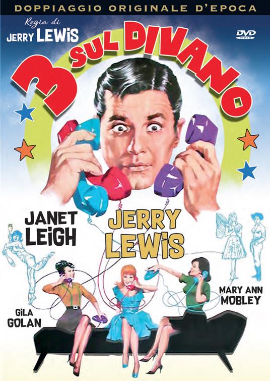Tre sul divano (DVD) - DVD - Film di Jerry Lewis Commedia | IBS
