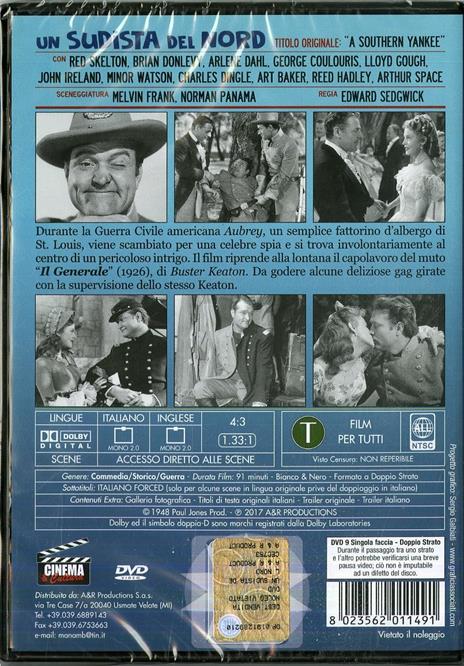 Un sudista del nord (DVD) di Edward Sedgwick - DVD - 2