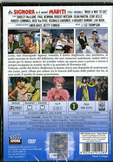 La signora e i suoi mariti (DVD) di J. Lee Thompson - DVD - 2