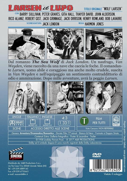 Larsen il lupo (DVD) di Harmon Jones - DVD - 2