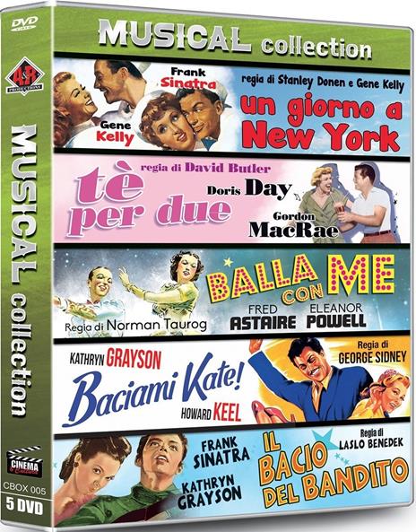 Musical Collection. Digipack (5 DVD) di Laszlo Benedek,David Butler,Stanley Donen,Gene Kelly,George Sidney,Norman Taurog