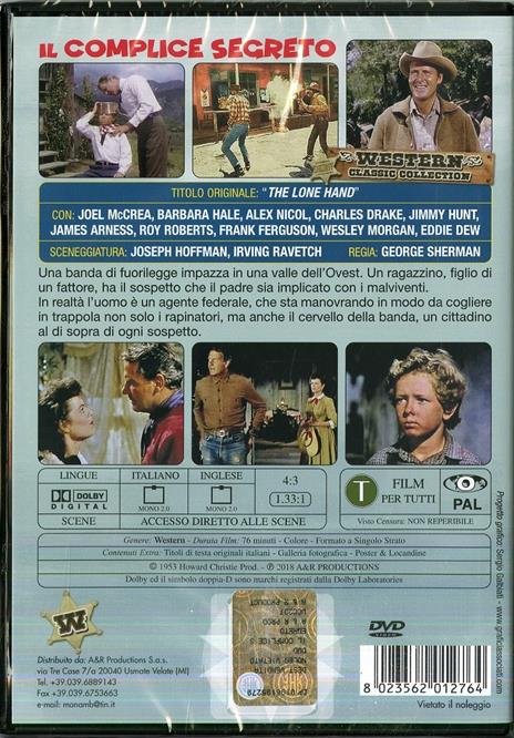 Il complice segreto (DVD) di George Sherman - DVD - 2