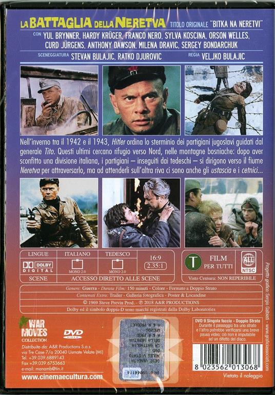 La battaglia della Neretva. Rimasterizzato in HD (DVD) di Veljko Bulajic - DVD - 2