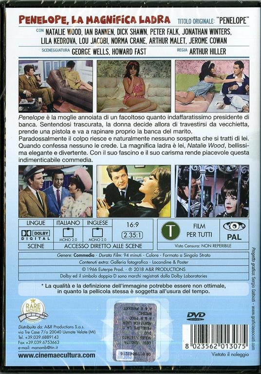 Penelope, la magnifica ladra (DVD) di Arthur Hiller - DVD - 2