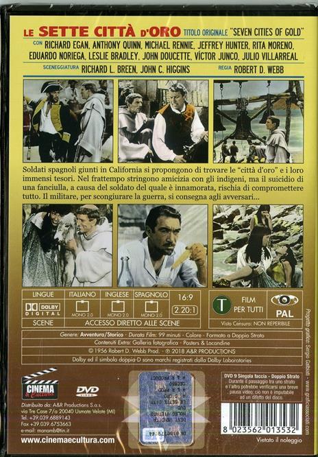 Le sette citta'd'oro di Robert D. Webb - DVD - 2