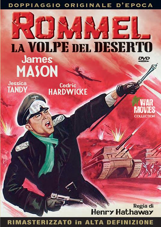 Rommel la volpe del deserto di Henry Hathaway - DVD