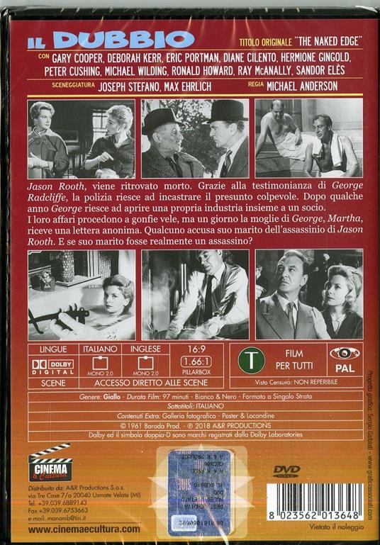 Il dubbio (DVD) di Mchael Anderson - DVD - 2