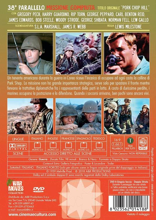 38 Parallelo. Missione compiuta (DVD) di Lewis Milestone - DVD - 2