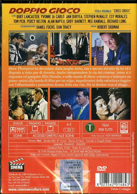 Doppio gioco (DVD) di Robert Siodmak - DVD - 2