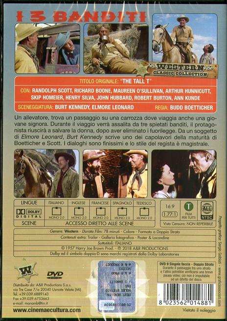 I tre banditi (DVD) di Budd Boetticher - DVD - 2