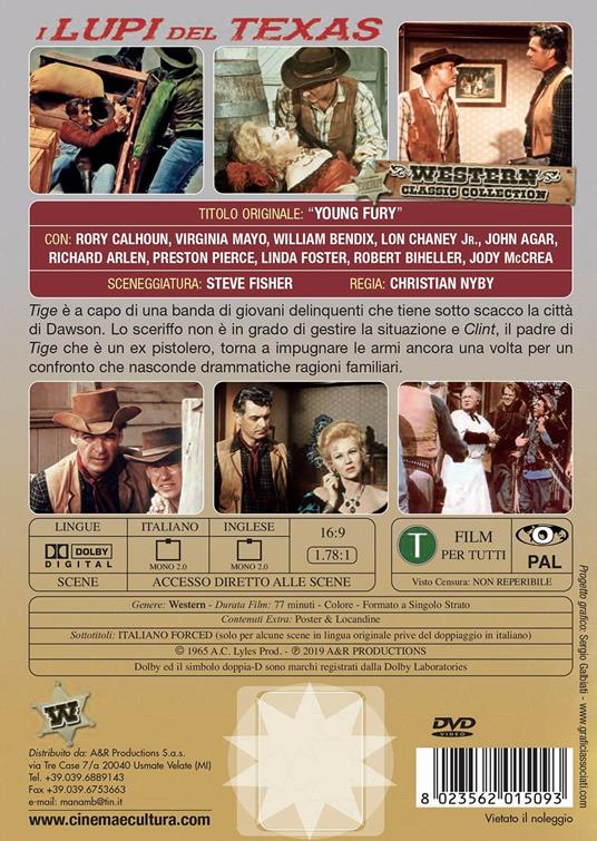 I lupi del Texas di Christian Nyby - DVD - 2