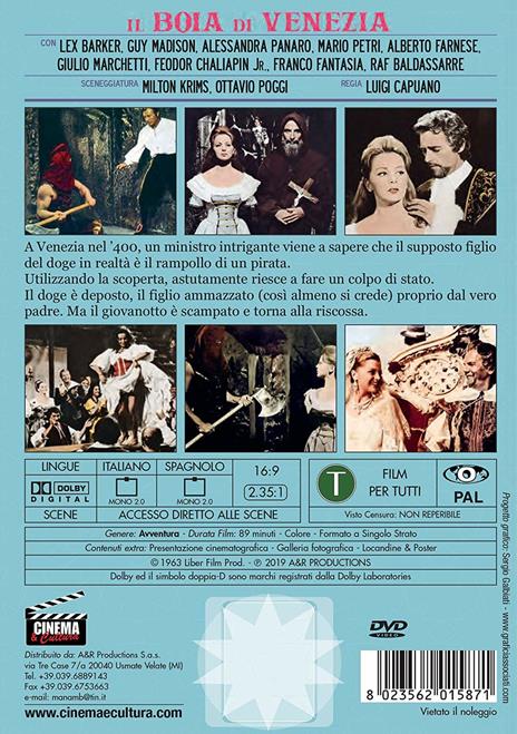Il boia di Venezia (DVD) - DVD - Film di Luigi Capuano Avventura | IBS
