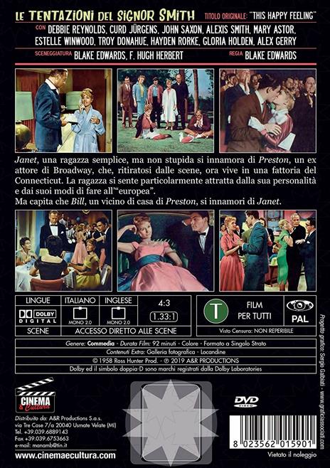 La tentazione del signor Smith (DVD) di Blake Edwards - DVD - 2