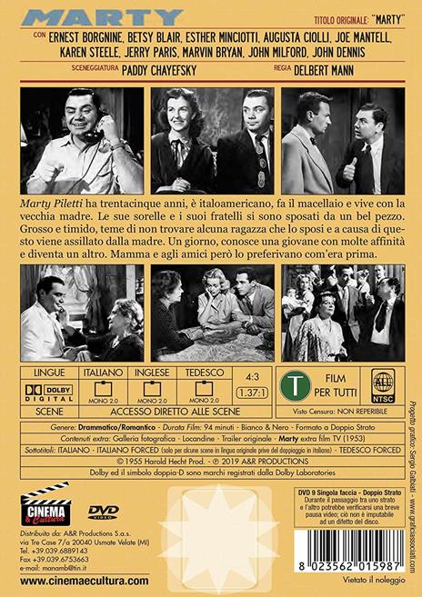 Marty, vita di un timido (DVD) di Delbert Mann - DVD - 2