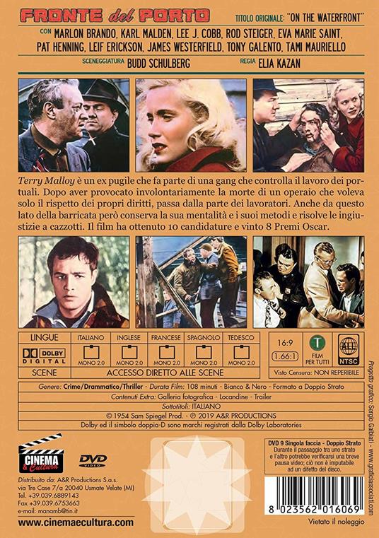 Fronte del porto (DVD) - DVD - Film di Elia Kazan Drammatico | IBS