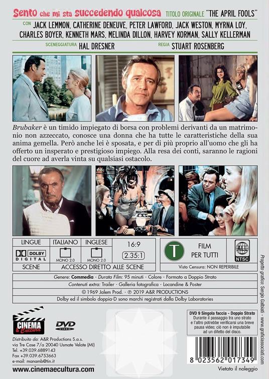 Sento che mi sta succedendo qualcosa (DVD) di Stuart Rosenberg - DVD - 2