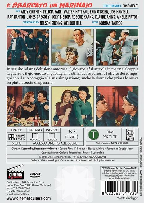 È sbarcato un marinaio (DVD) di Norman Taurog - DVD - 2