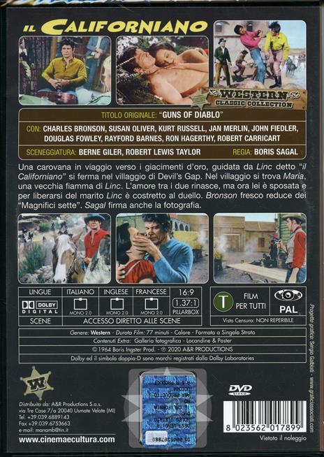 Il californiano (DVD) di Boris Sagal - DVD - 2
