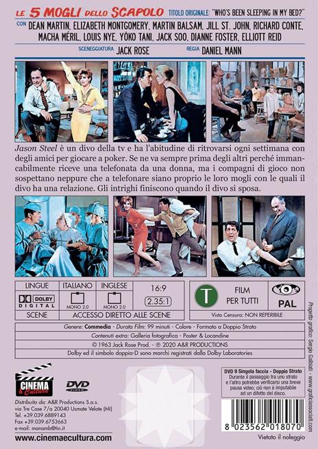 Le cinque mogli dello scapolo (DVD) di Daniel Mann - DVD - 2