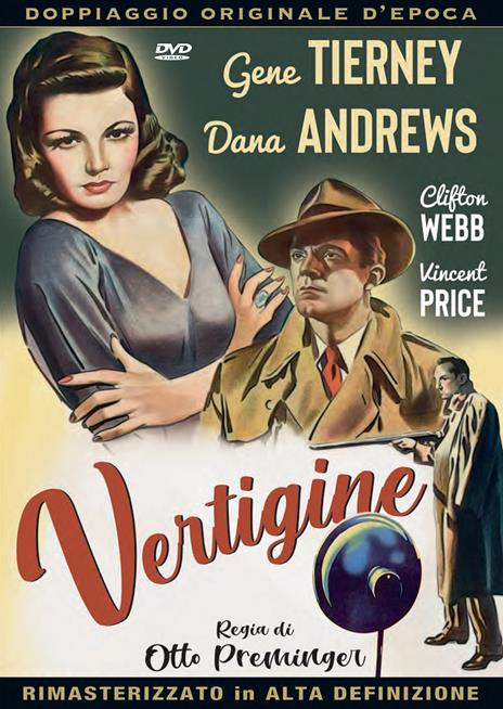 Vertigine (DVD) di Otto Preminger - DVD