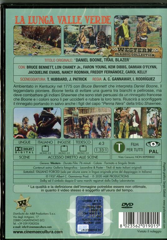 La lunga valle verde (DVD) - DVD - Film di Albert C. Gannaway , Ismael  Rodriguez Avventura | IBS