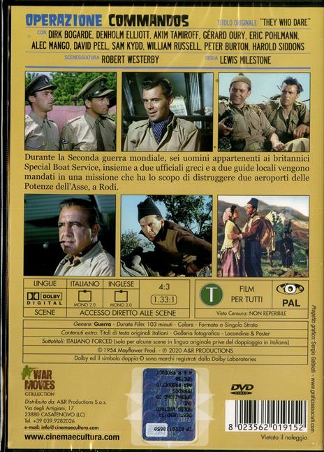 Operazione Commandos (DVD) di Lewis Milestone - DVD - 2